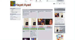 Desktop Screenshot of boutique.hayet-ayad.com